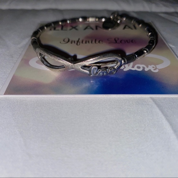 Alex and Ani infinite love bangle - Picture 4 of 4